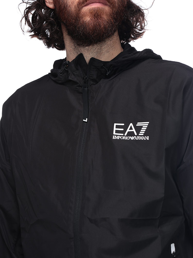 最終お値下げ☆EMPORIO ARMANI フード付きジャケット ダークブラウン EMPORIO ARMANI エンポリオアルマーニ ナイロンジャケット メンズ