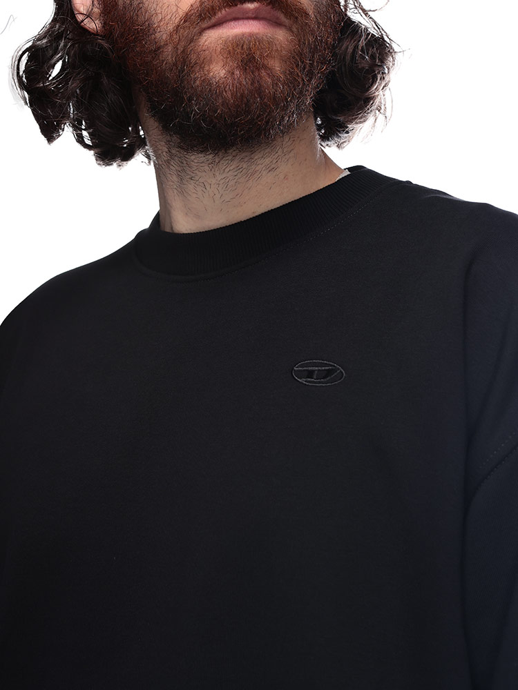 DIESEL（ディーゼル） メンズ バックデザイン クルーネック スウェット