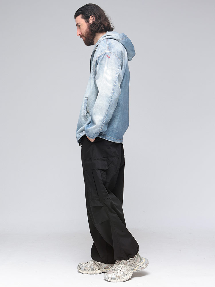 DIESEL（ディーゼル） ストレッチ デジタルグラフィック フルジップ
