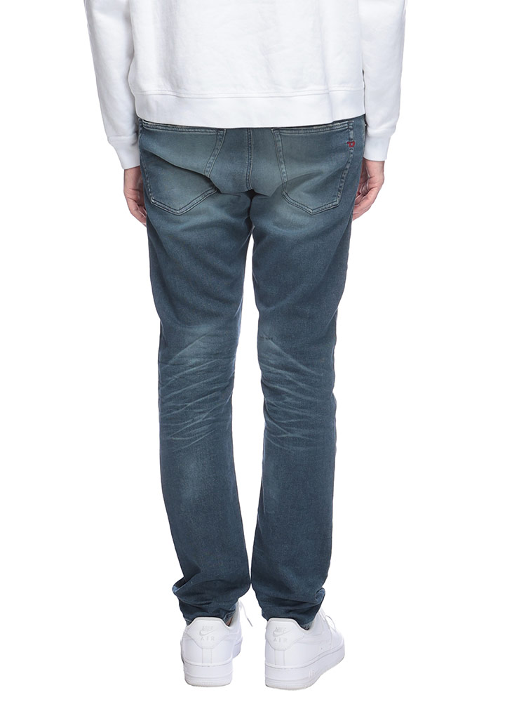 DIESEL（ディーゼル） メンズ ストレッチ ダメージ加工 ジップフライ