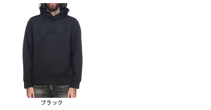 EMPORIO ARMANI エンポリオアルマーニ スワロフスキー ロゴ プル