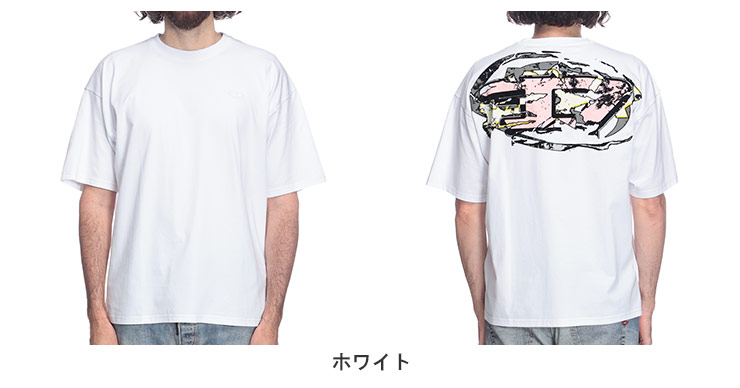 DIESEL（ディーゼル） Tシャツ メンズ バックプリント クルーネック