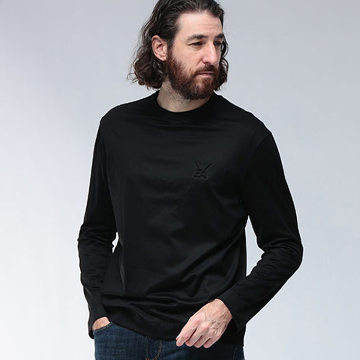 EMPORIO ARMANI エンポリオアルマーニ メンズ ロンT トップス エンボス
