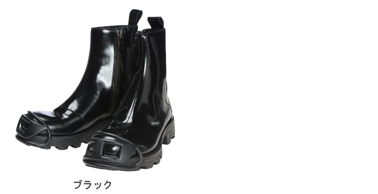 DIESEL（ディーゼル） ブーツ オーバルD カウレザー ショートブーツ