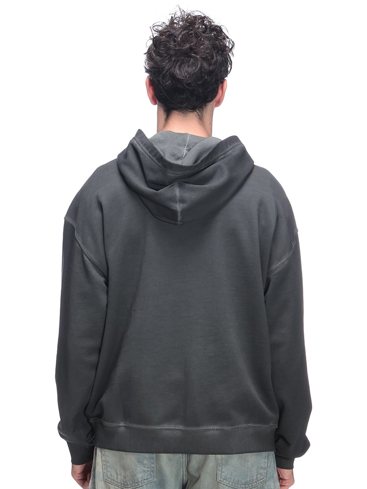 DIESEL（ディーゼル） フーディ トップス スウェット ロゴパッチ プル