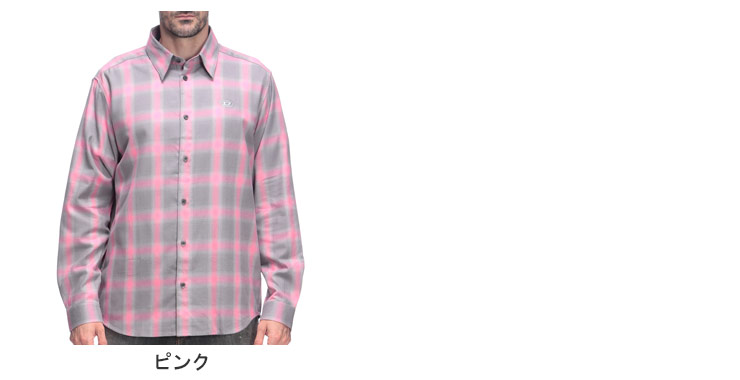 DIESEL（ディーゼル） シャツ トップス オーバルD刺繍 チェック柄 長袖