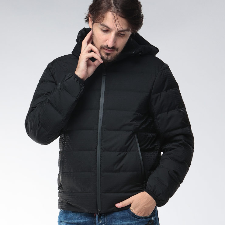 EMPORIO ARMANI エンポリオアルマーニ メンズ ダウン アウター フード