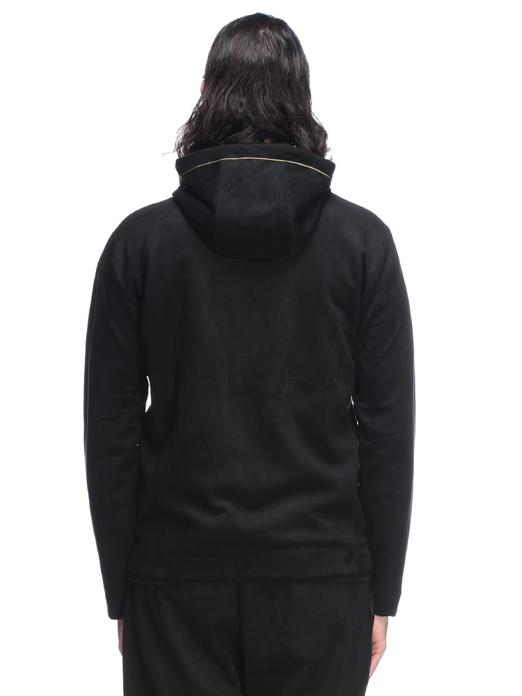 トップス EMPORIO ARMANI Velour Hoodie&Easy Pants. EMPORIO ARMANI エンポリオアルマーニ パーカー トップス ゴールド