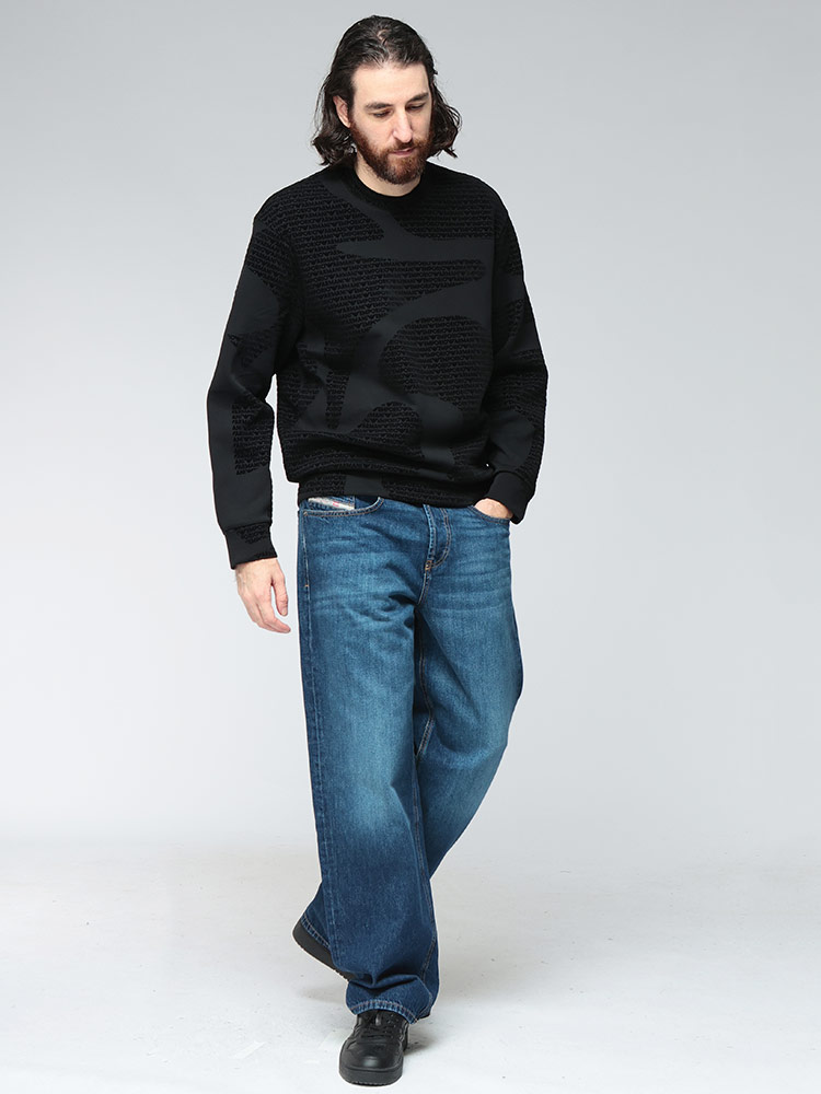 EMPORIO ARMANI エンポリオアルマーニ スウェット トップス フロッキー