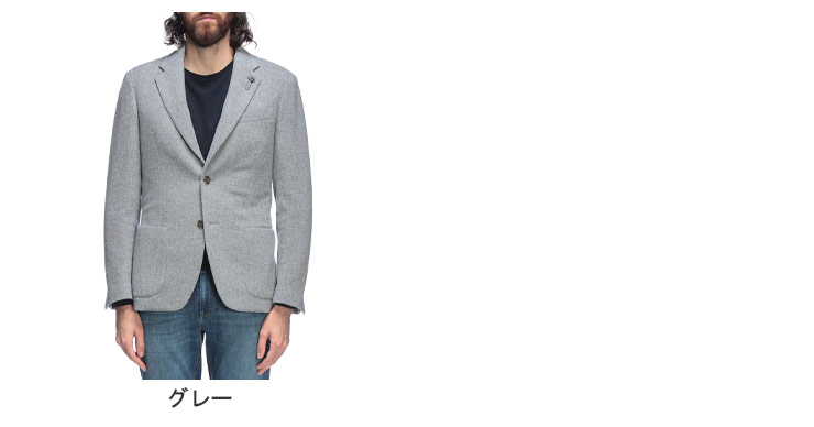 LARDINI（ラルディーニ） ジャケット アウター ブークレ シルク