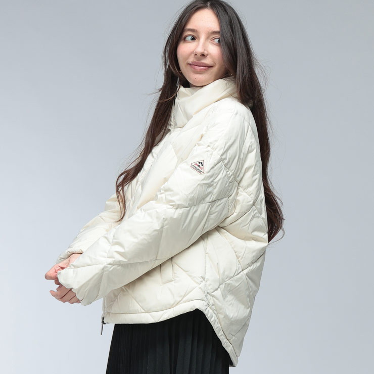 Pyrenex（ピレネックス） ダウン ブルゾン レディース ロゴ ボリューム