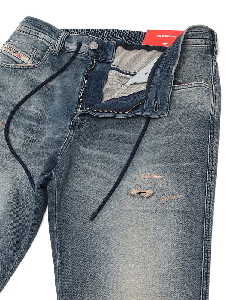 DIESEL（ディーゼル） デニムパンツ メンズ ダメージ加工 ストレッチ