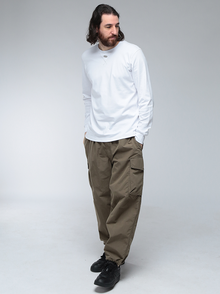 DIESEL（ディーゼル） ロンT メンズ ロゴ オーバルD クルーネック