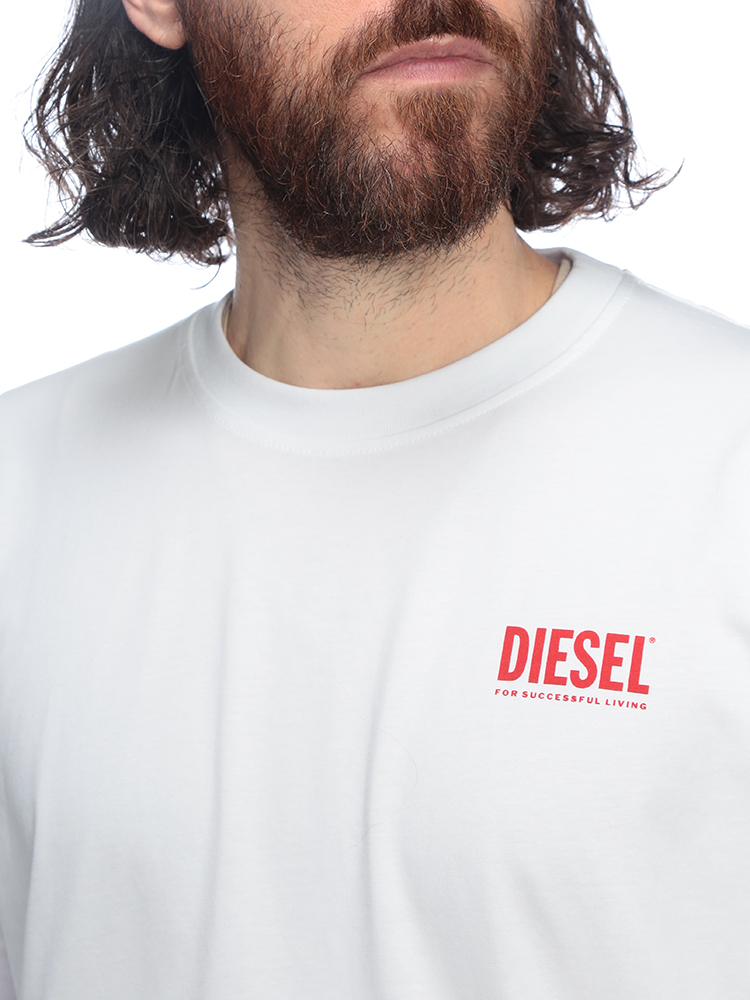 DIESEL（ディーゼル） ロンT メンズ ロゴ バックロゴ プリント クルー