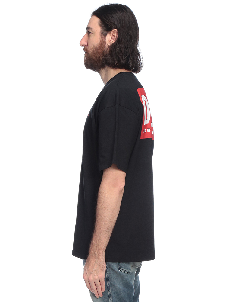 DIESEL（ディーゼル） Tシャツ メンズ ロゴ バックロゴ プリント