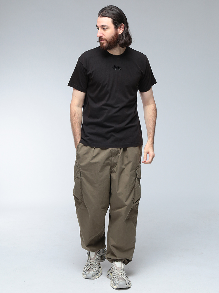 DIESEL（ディーゼル） Tシャツ メンズ ロゴ オーバルD バックデザイン