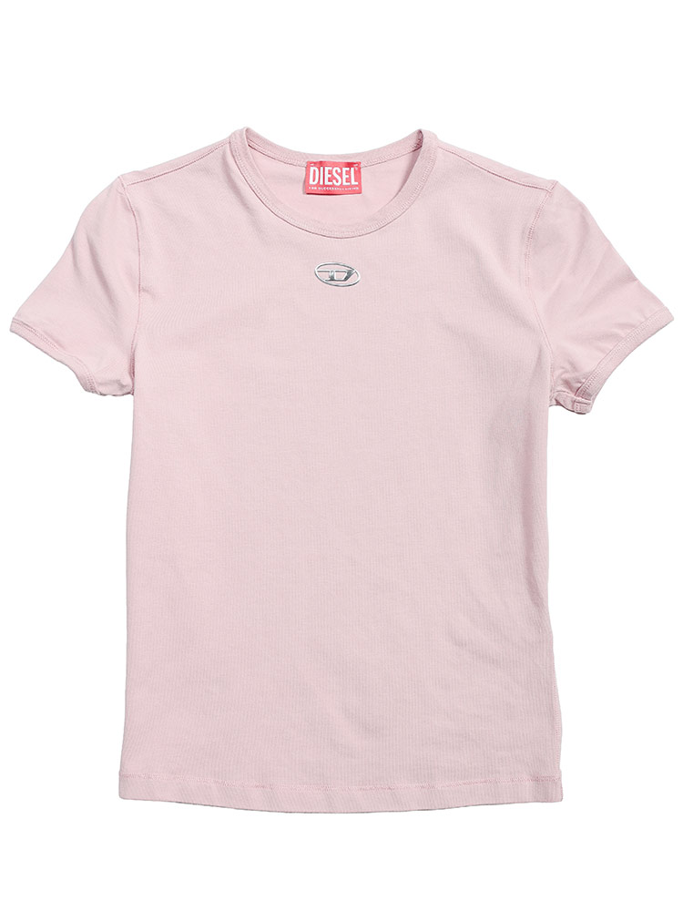 DIESEL（ディーゼル） Tシャツ レディース ロゴ オーバルD クルー
