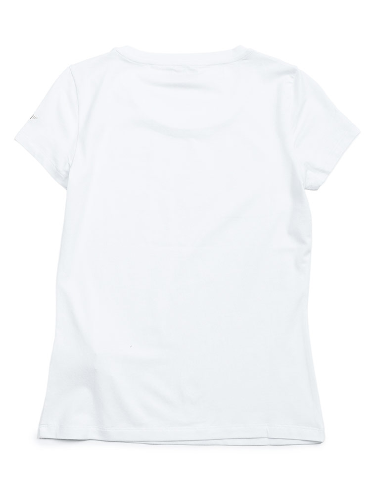 エンポリオアルマーニ GAサングラスキャラクタープリントTシャツ XS レディース ホワイト/白【中古】【新入荷】‡ EMPORIO ARMANI - エンポリオアルマーニ GAサングラスキャラクター
