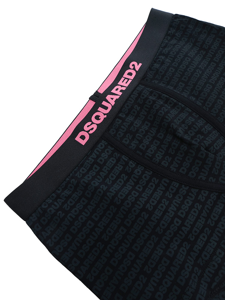 DSQUARED2（ディースクエアード） ボクサーパンツ メンズ 総ロゴ 前