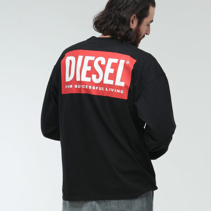 ディーゼル DIESEL ルーズフィット ロゴプリント Tシャツ 長袖 楽天市場】DIESEL ディーゼル ロングTシャツ ロンT 全2色 T-CRAOR-LS