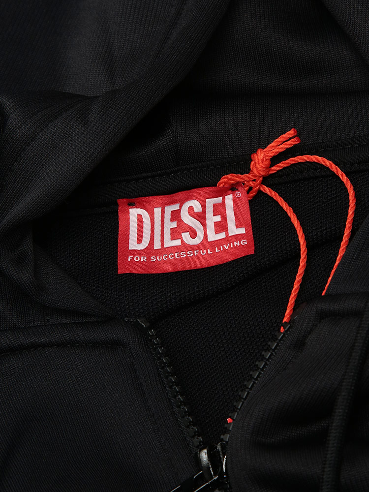 DIESEL（ディーゼル） パーカー メンズ ロゴ オーバルD フルジップ