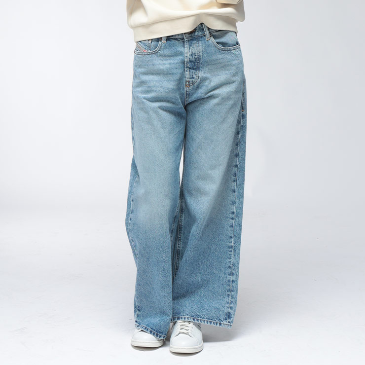 DIESEL（ディーゼル） デニムパンツ レディース ボタンフライ ワイド