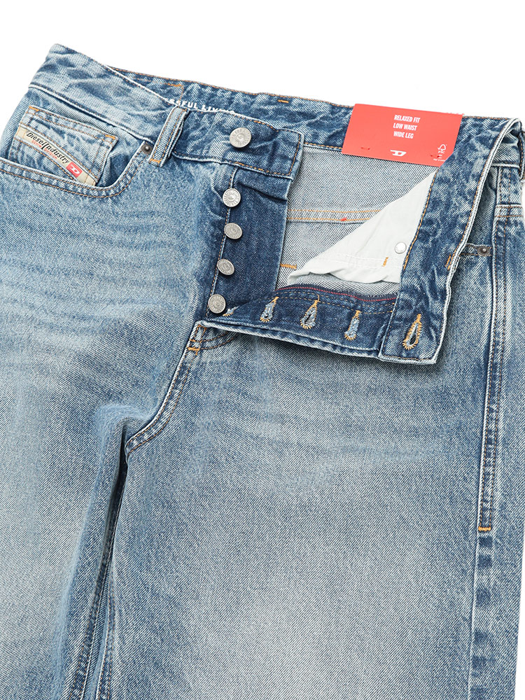 DIESEL（ディーゼル） デニムパンツ レディース ボタンフライ ワイド