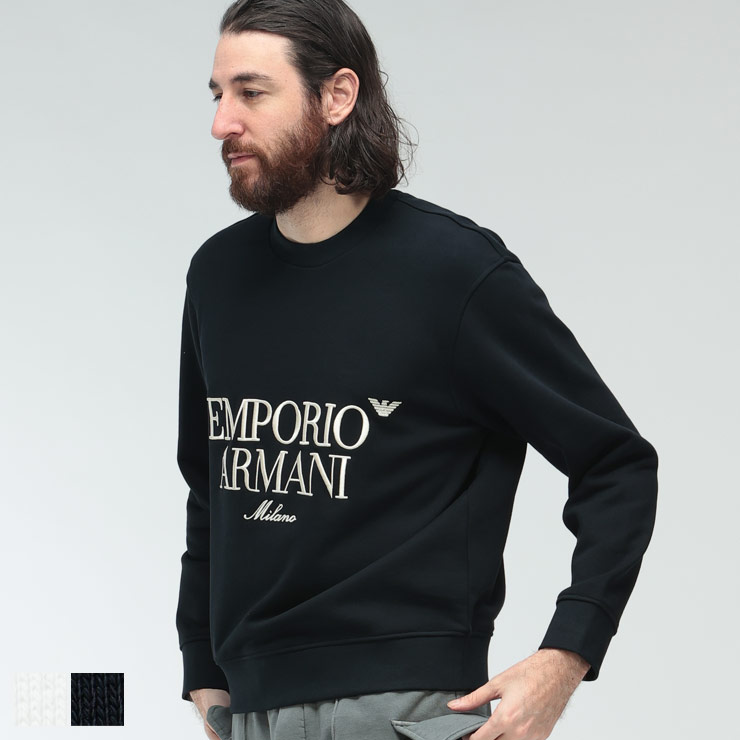 EMPORIO ARMANI エンポリオアルマーニ スウェット メンズ ロゴ刺繍