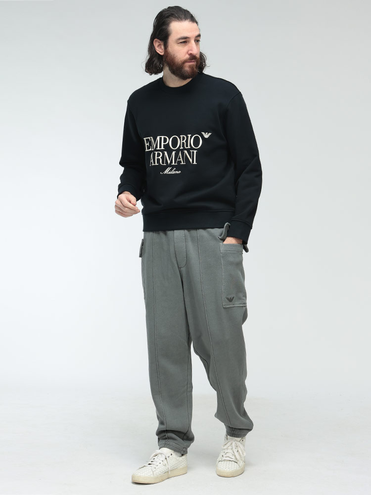 EMPORIO ARMANI エンポリオアルマーニ スウェット メンズ ロゴ刺繍