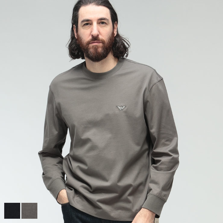EMPORIO ARMANI エンポリオアルマーニ ロンT メンズ ロゴ ワンポイント