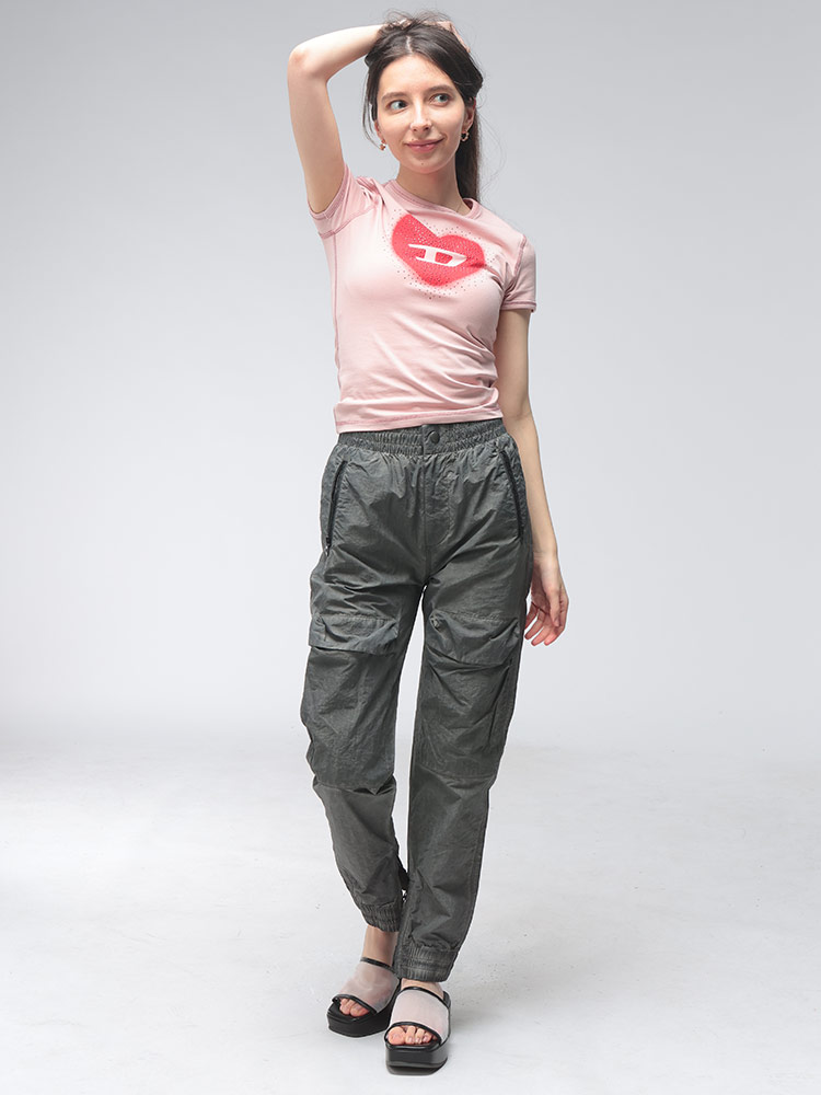DIESEL（ディーゼル） レディース カーゴパンツ デニム ナイロン