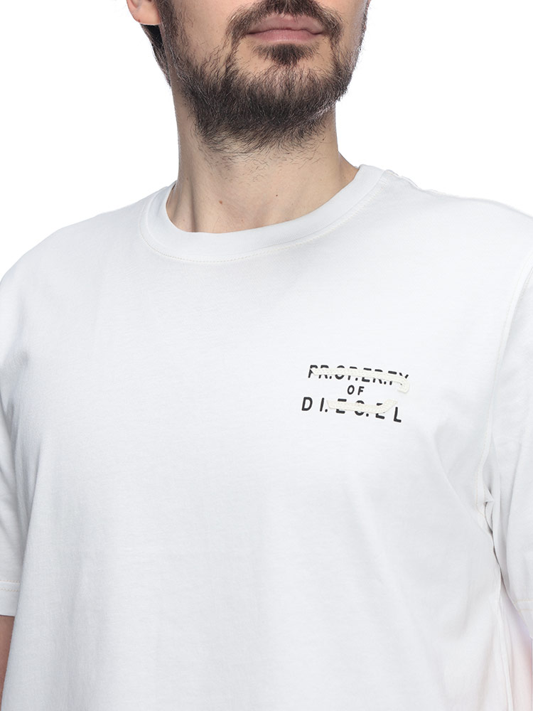 専用　DIESEL｜25ss T-AKARA 雨モチーフカットソー　S 極美品 DIESEL（ディーゼル） メンズ Tシャツ 半袖 ロゴ アーカイブ