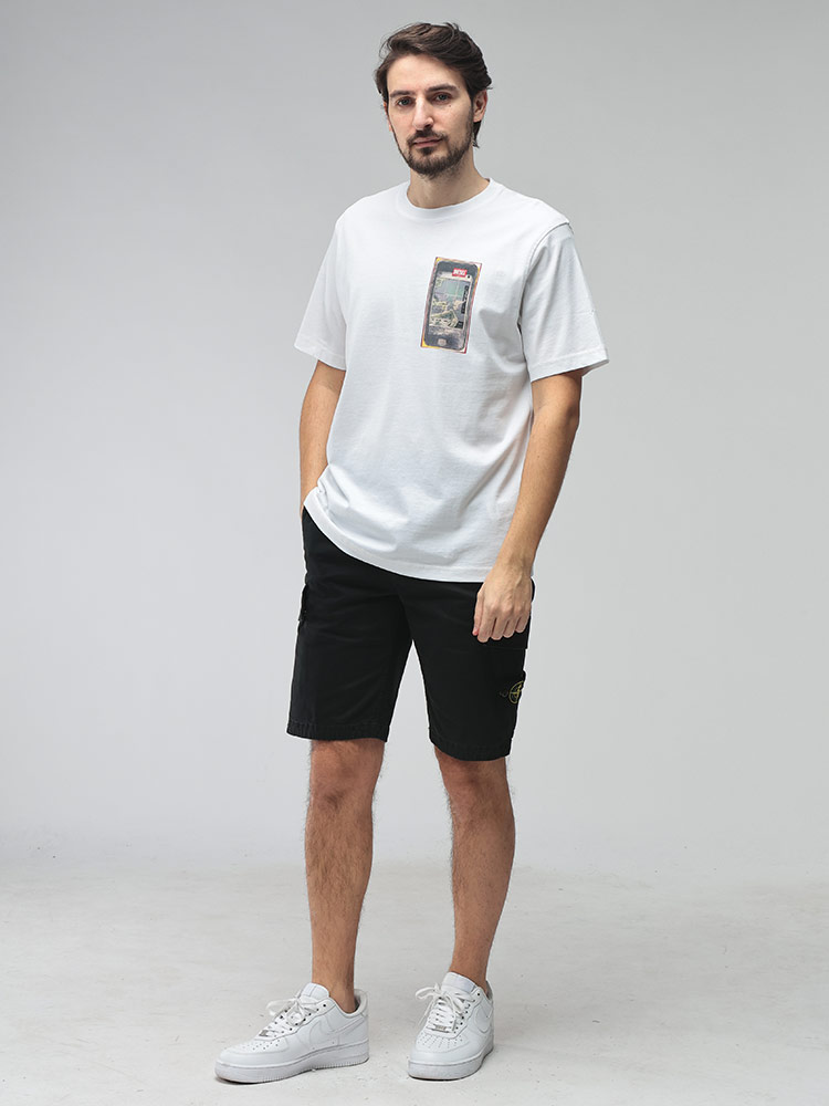DIESEL（ディーゼル） メンズ Tシャツ 半袖 ロゴ デジタルプリント