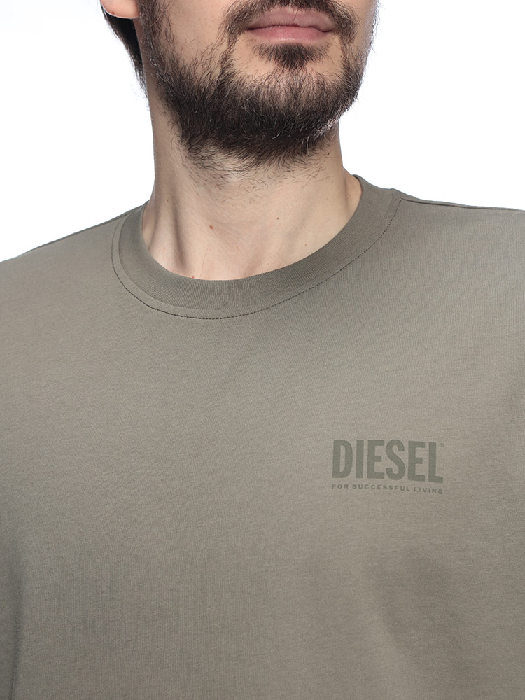 DIESEL（ディーゼル） メンズ Tシャツ 半袖 ロゴ バックデザイン