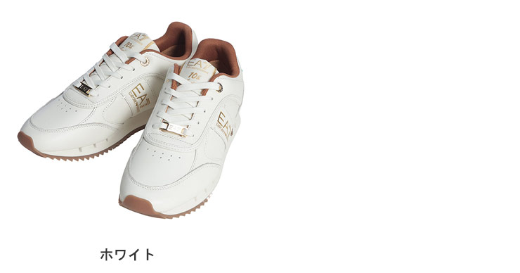 EA7 エンポリオアルマーニ レディース スニーカー EMPORIO ARMANI 10th