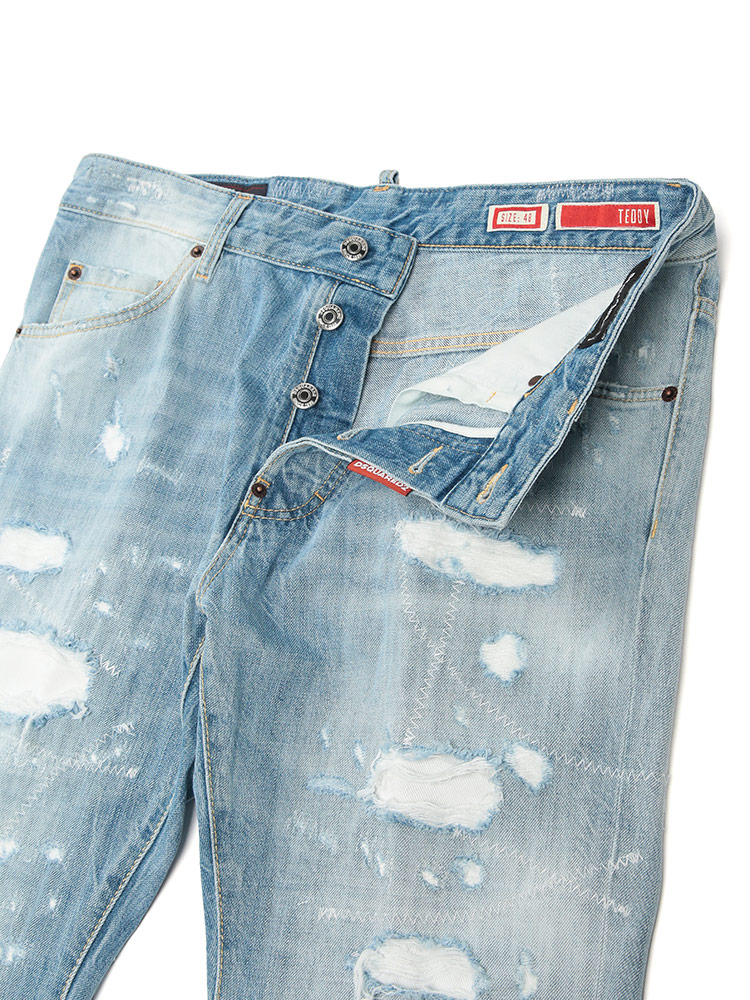 DSQUARED2（ディースクエアード） メンズ ジーンズ ロゴ レインボー