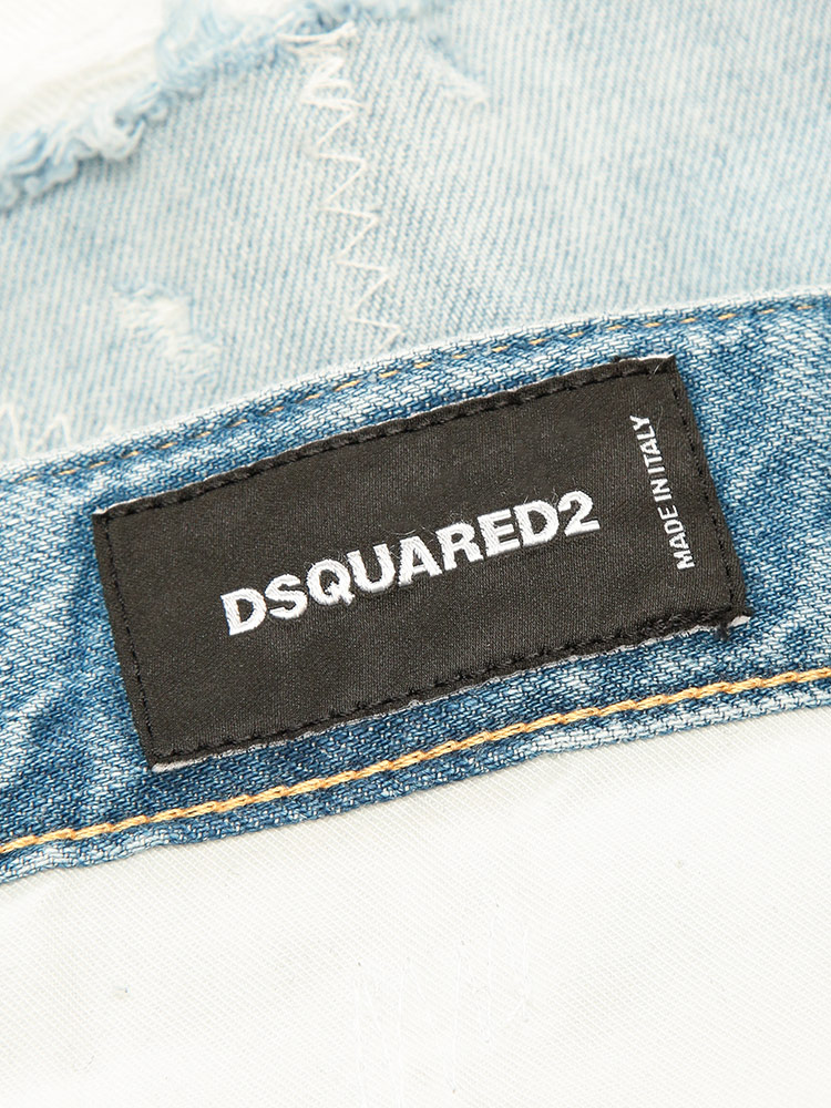 DSQUARED2（ディースクエアード） メンズ ジーンズ ロゴ レインボー