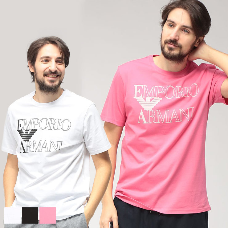 EMPORIO ARMANI エンポリオアルマーニ メンズ Tシャツ 半袖 ボールド