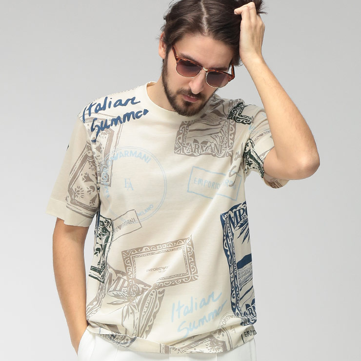 EMPORIO ARMANI エンポリオアルマーニ メンズ Tシャツ 半袖 サマー