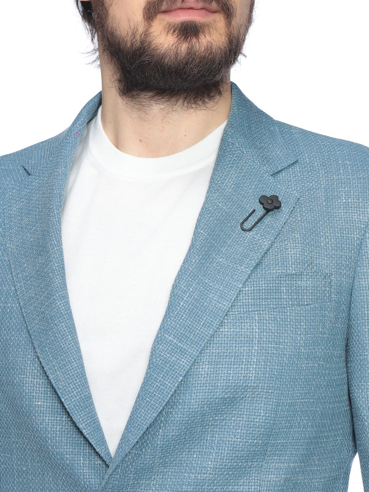LARDINI（ラルディーニ） メンズ ジャケット シルク リネン シングル 2