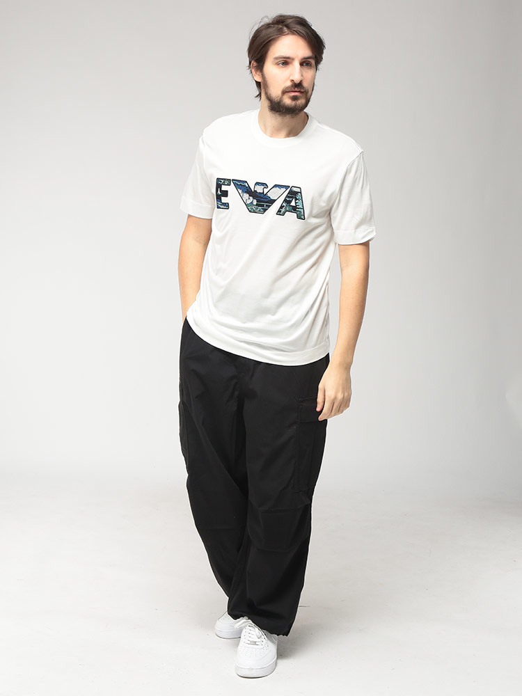 EMPORIO ARMANI エンポリオアルマーニ メンズ Tシャツ 半袖 刺繍ロゴ
