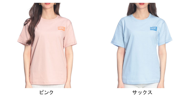 DIESEL（ディーゼル） レディース Tシャツ 半袖 T-NORMY-S6 チェスト