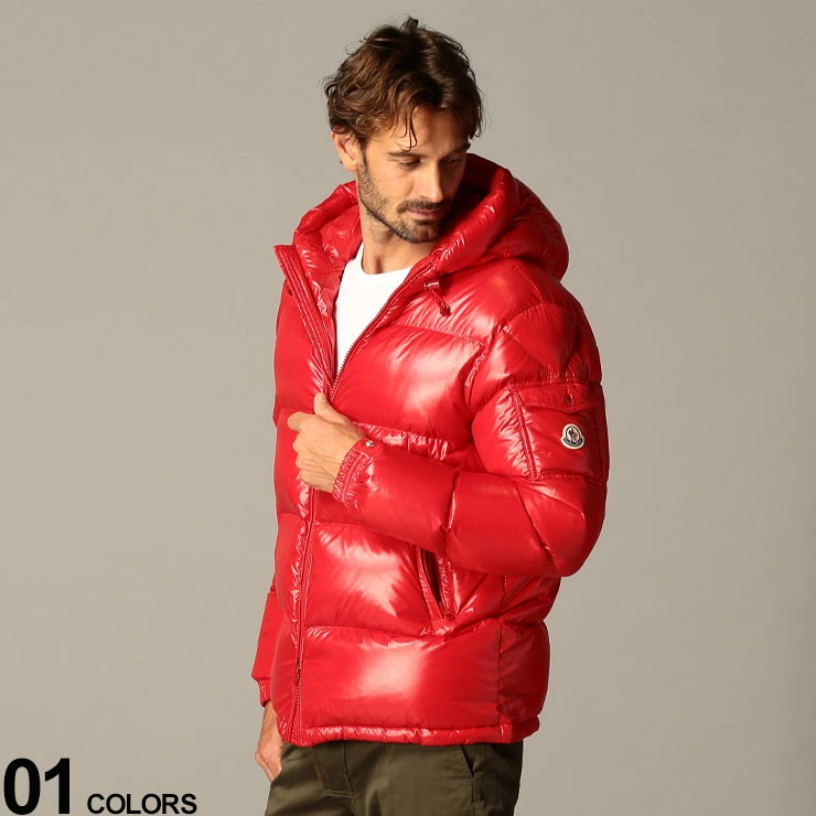 モンクレール メンズ ダウンジャケット MONCLER ラッカーナイロン パーカー フード ECRINS ブランド アウター ブルゾン ダウンパーカー  MCECRINS0