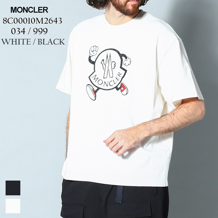モンクレール MONCLER Tシャツ シャツ 半袖 トップス プリント
