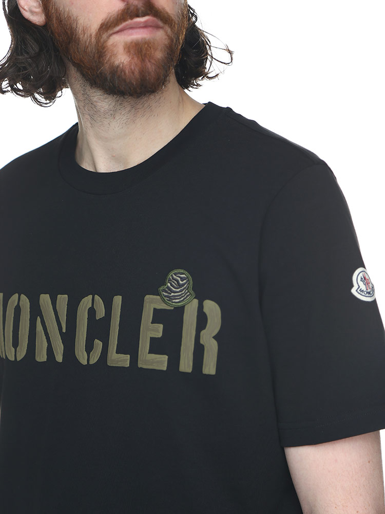 モンクレール MONCLER Tシャツ 半袖 シャツ コットン ロゴプリント