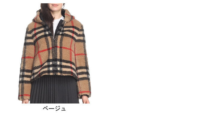 BURBERRY バーバリー アウター レディース ボア チェック