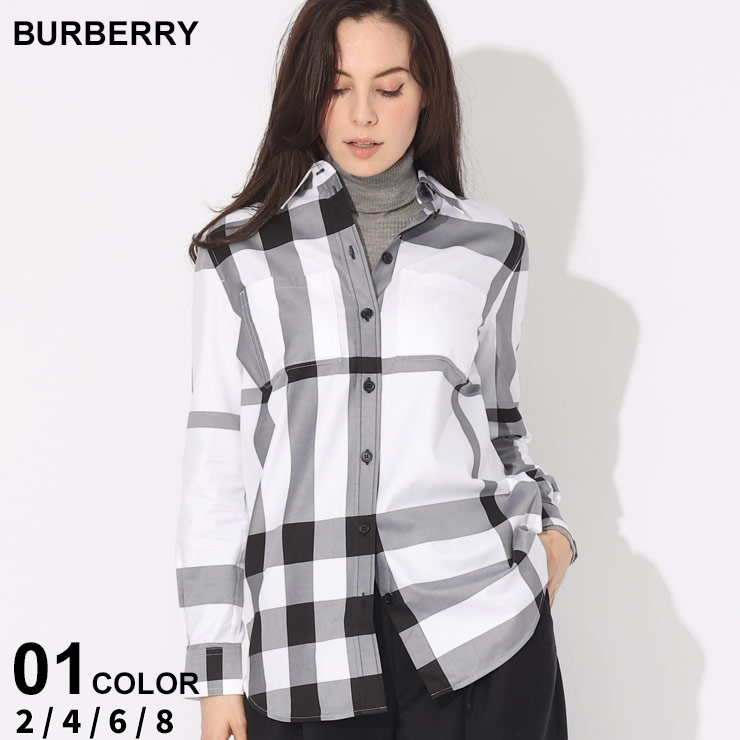 バーバリー シャツ BURBERRY レディース チェックシャツ チェック コットンシャツ ブランド トップス 長袖 BBL8071293 :  7561201502 : ゼンオンライン - 通販 - Yahoo!ショッピング