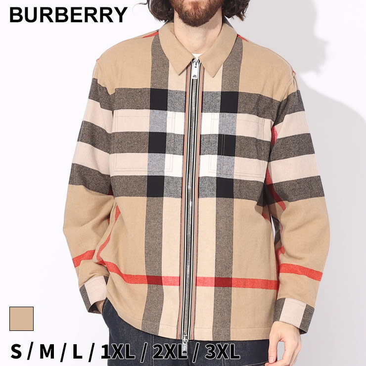 バーバリー シャツ BURBERRY メンズ アウター チェック オーバー