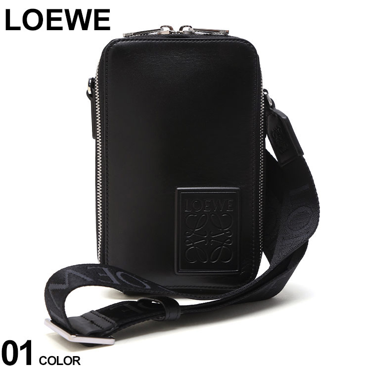 LOEWE（ロエベ） サテンカーフ バーティカル クロスボディポケット