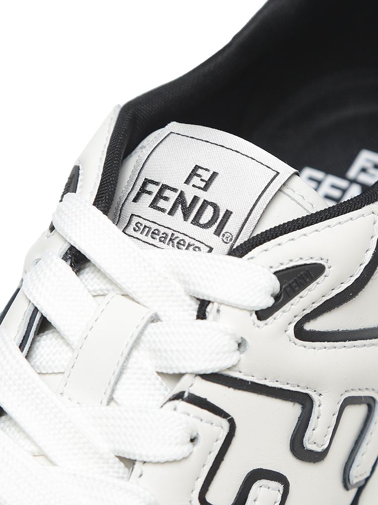 FENDI（フェンディ） レザー マッチ スニーカー メンズ FD7E1643AOMN